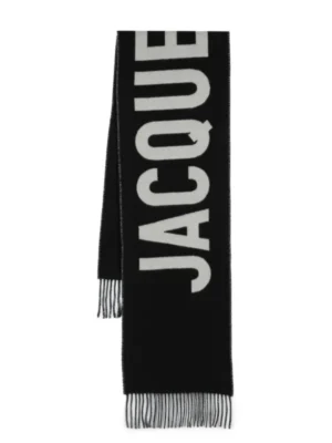Jacquemus Wool Scarf Black