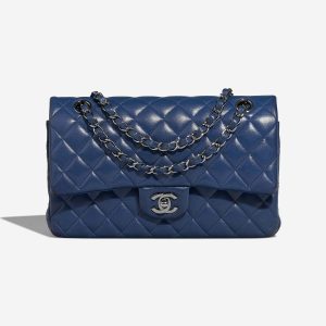 Chanel Jumbo Classic Flap Bag Blue