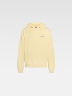 Jacquemus Gros Grain Hoodie Light Yellow
