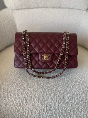 Chanel Jumbo Classic Flap Bag Bordeaux