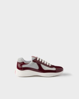 Prada American Cup Sneakers Bordeaux