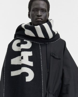 Jacquemus Wool Scarf Black