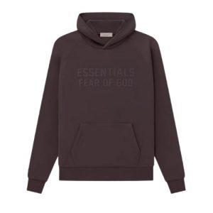 Essentials Fear Of God Hoodie Plum
