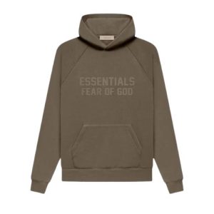 Essentials Fear Of God Hoodie Wood