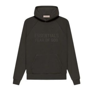 Essentials Fear Of God Hoodie Off Black