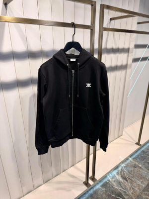 Celine Triomphe Zipped Hoodie