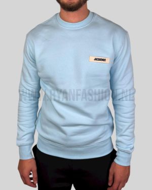 Jacquemus Gros Grain Sweater Light Blue
