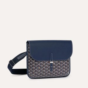 Goyard Coursier Messenger Bag Navy Blue