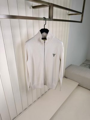 Prada Knitted Vest Beige