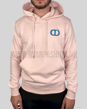 Dior CD Logo Hoodie Pink