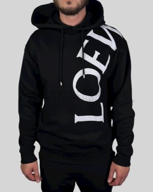 Loewe Hoodie Relaxed Fit Black
