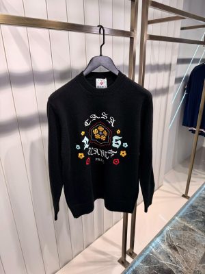 Casablanca Knitted Sweater Black