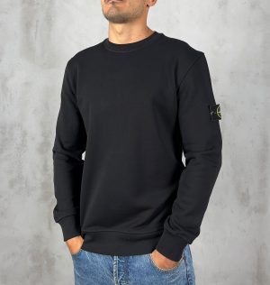 Stone Island Logo Sweater Black