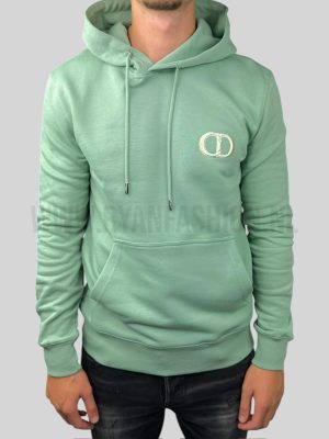 Dior CD Logo Hoodie Pistache