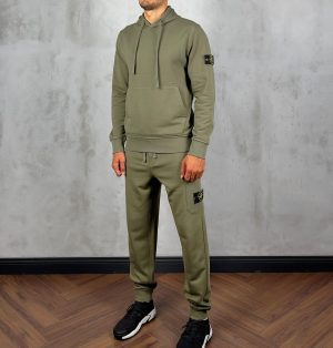 Stone Island Tracksuit Dark Green