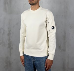C.P. Company Lens Sweater Ecru
