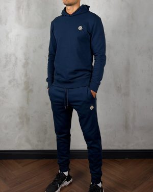 Moncler Tracksuit Navy Blue