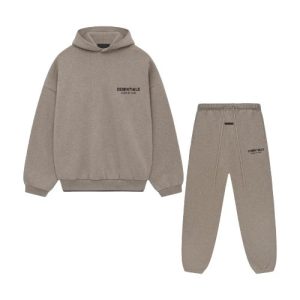 Fear Of God Essentials FW24 Tracksuit Heather Gray