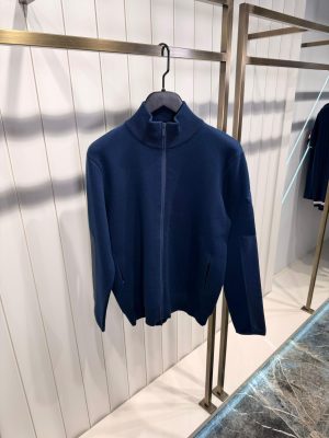 Moncler Re-Nylon Knitted Vest Navy Blue