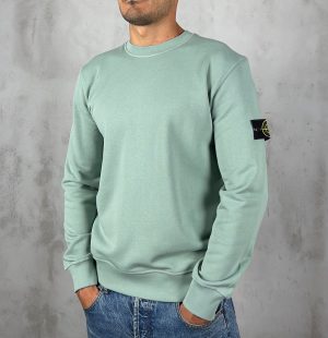 Stone Island Logo Sweater Pistache