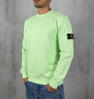 Stone Island Logo Sweater Light Mint
