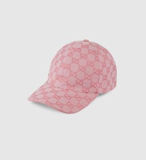 Gucci GG Canvas Baseball Cap Pink