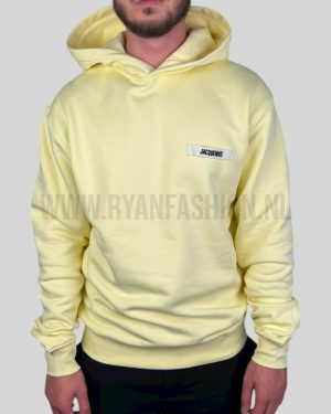 Jacquemus Gros Grain Hoodie Butter Yellow