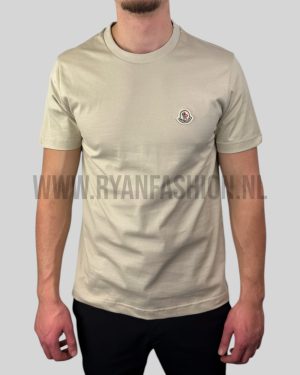 Moncler Logo T-Shirt Beige