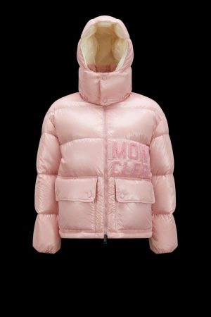Moncler Abbaye Short Down Jacket Pink