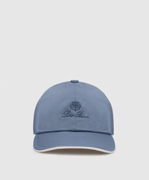 Loro Piana Logo Baseball Cap Blue