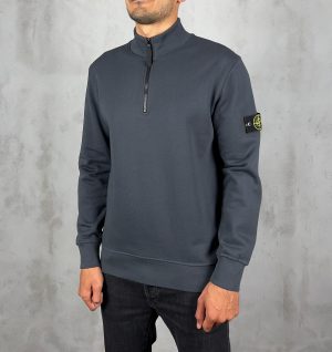 Stone Island Half Zipped Sweater Antraciet