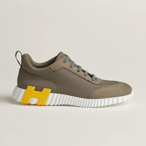 Hermes Bouncing Sneaker Étoupe Yellow