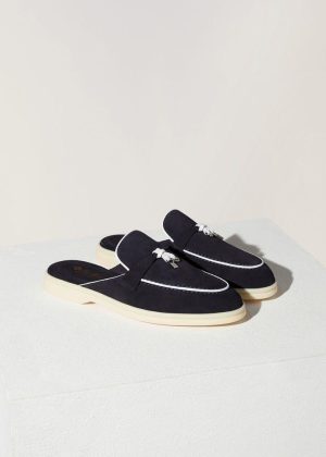 Loro Piana Babouche Charms Walk Black