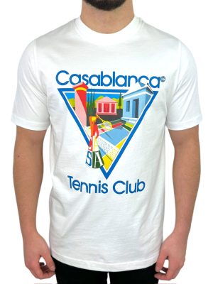 Casablanca Tennis Club T-Shirt White