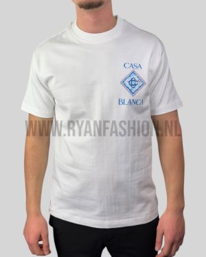 Casablanca Pool Graphic T-Shirt White