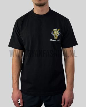 Casablanca Diamond Column  Printed T-Shirt Black