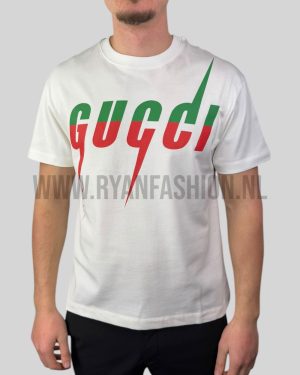 Gucci Blade Logo T-Shirt Broken White