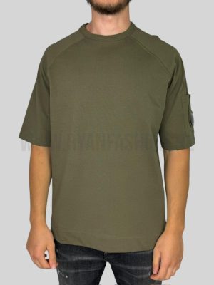 C.P. Company Lens Oversized T-Shirt Green