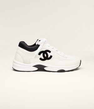 Chanel Low Top Sneaker White Black