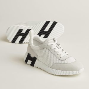 Hermes Bouncing Sneaker White Black