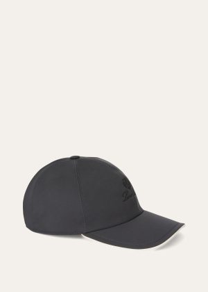Loro Piana Logo Baseball Cap Black
