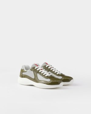 Prada American Cup Sneaker Olive