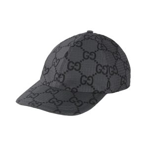 Gucci GG Ripstop Baseball Cap Dark Grey