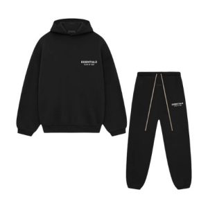 Fear Of God Essentials FW24 Tracksuit Black White