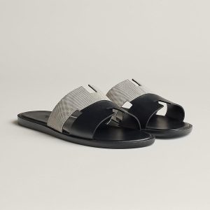 Hermes Izmir Sandal Black Grey