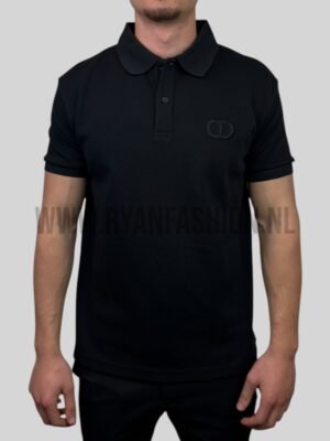 Dior CD Polo T-Shirt Black