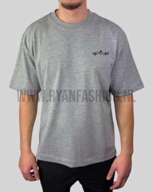 Off White Printed T-Shirt Grey