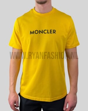 Moncler Logo T-Shirt Yellow