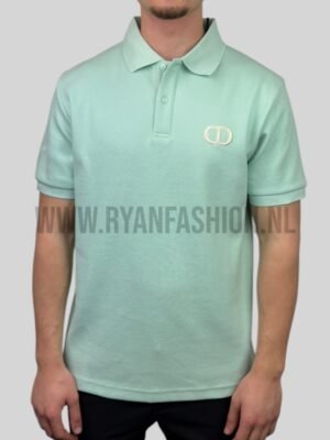 Dior CD Polo T-Shirt Mint