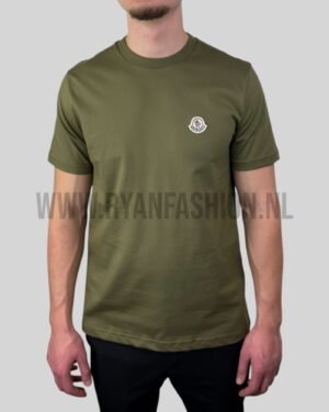 Moncler Logo T-Shirt Khaki